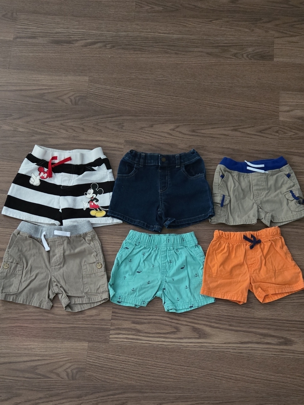 Infant Shorts (Set Of 6) 12Months